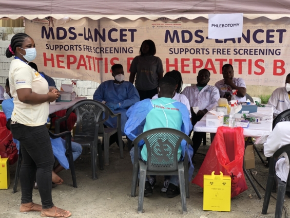 Okyeame Kwame holds 14th free Hepatitis B screening at Dome Market 